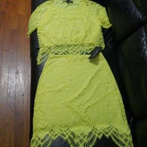 For love and lemon skirt and top